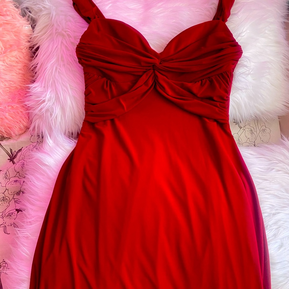 Strappy Red Dress